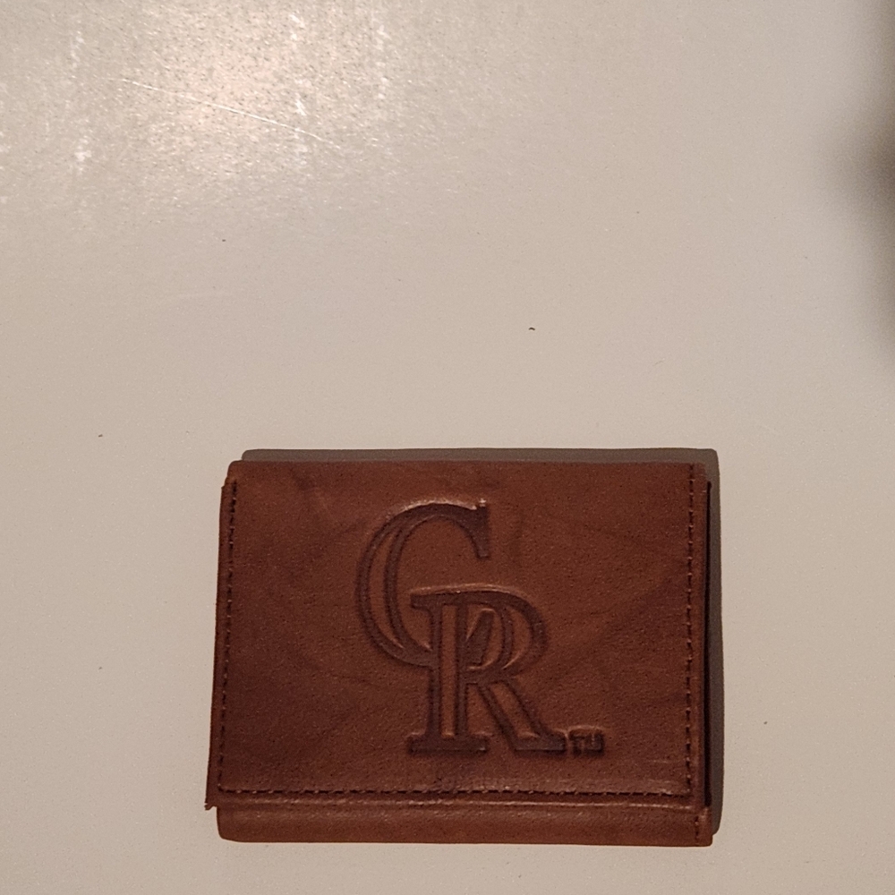 Colorado Rockies Baseball Team Logo Wallet NEW